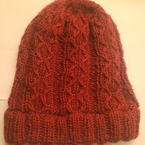 Crisscross Knitted Hat