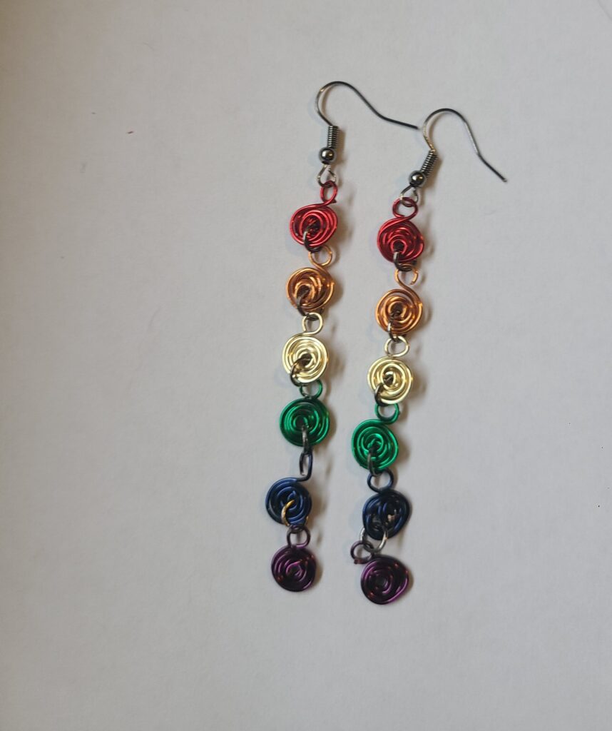 Earrings - Spin Me Round the Rainbow