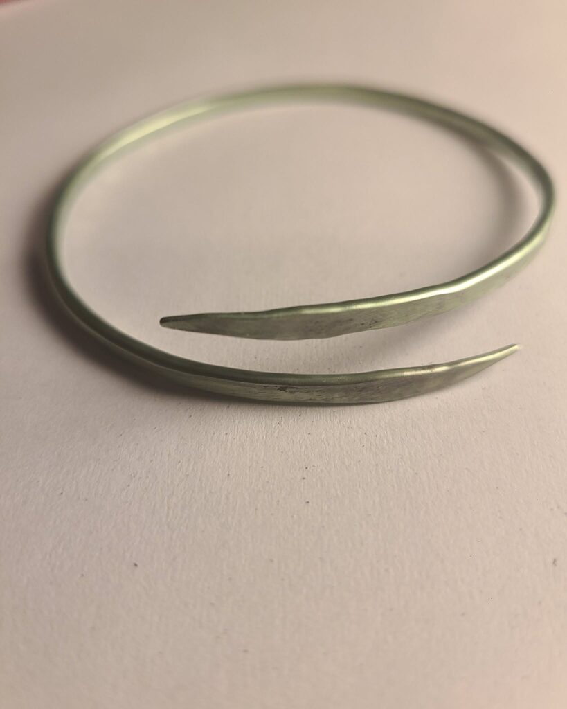 Upcycled and Upgraded Bangle Bracelet