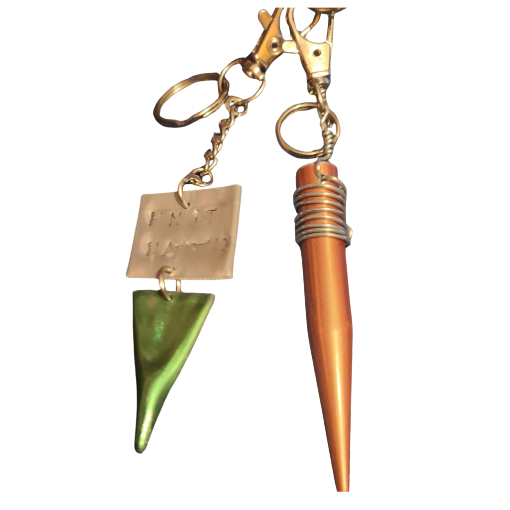 Knitting Keychain